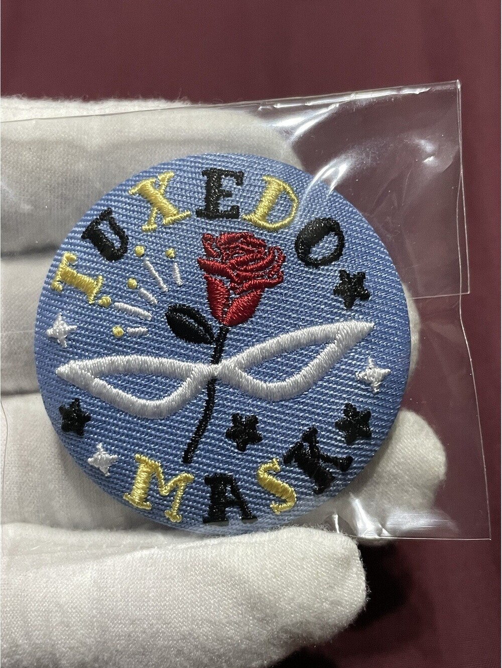 Sailor Moon Tuxedo Mask Can Badge Vol.1 Embroidered Capsule Pin Japan Exclusive